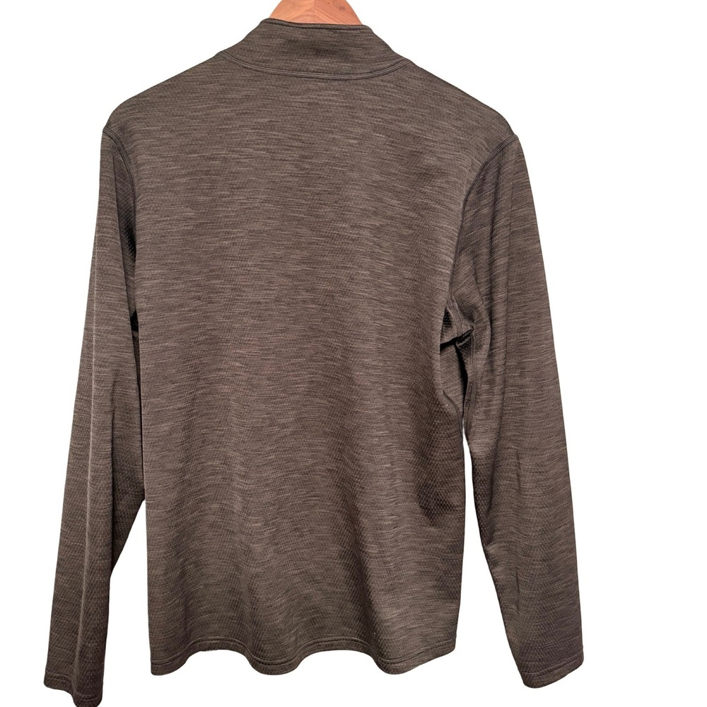 REI‎ Co-op Quarter Zip Pullover Medium Gray Fleece Layering Fall Winter Athletic - Picture 2 of 7